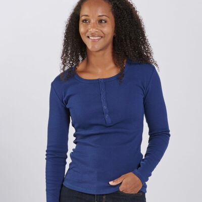 Women's Harper Long Sleeve Henley Thumbnail