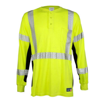 Unisex Tall FR Long Sleeve Henley T-Shirt Thumbnail