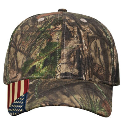 Camo Woven USA Flag Cap Thumbnail