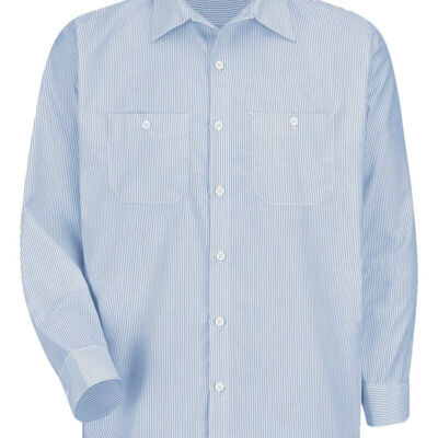 Men's Tall Industrial Stripe Work Shirt Thumbnail