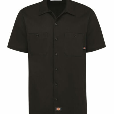 Men's Industrial Short Sleeve Cotton Work Shirt Thumbnail