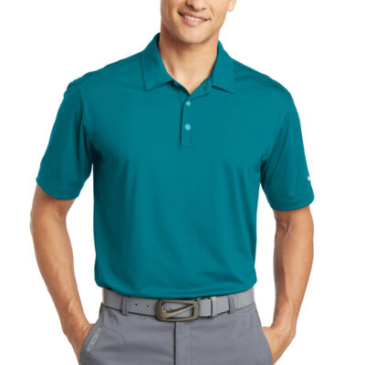 NIKE Dri FIT Vertical Mesh Polo Thumbnail